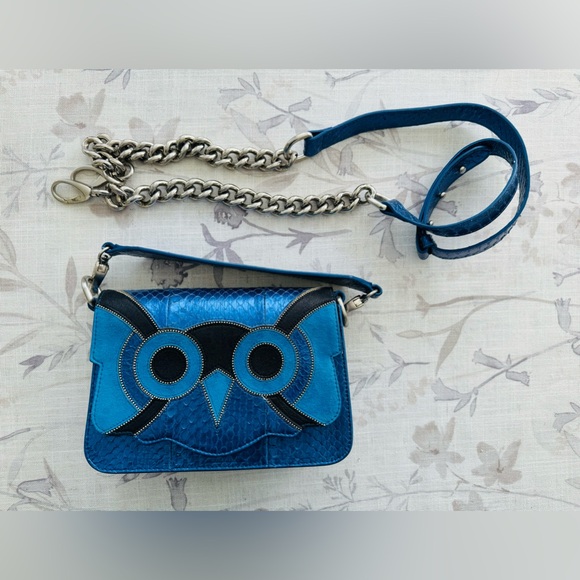 NWOT Thale Blanc Owl Audreyette cross body purse Mother’s Day Gift - Picture 3 of 11